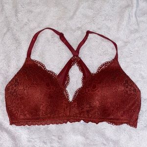 Red bralette